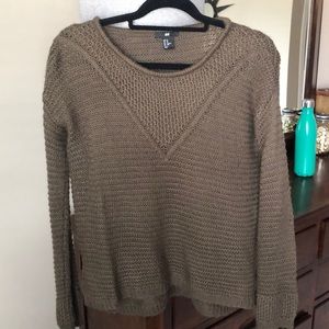 Brown cozy sweater, oversized